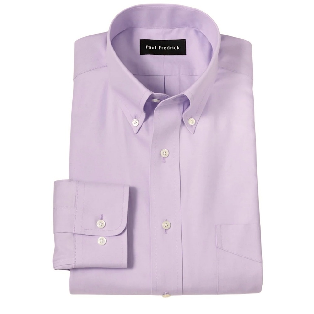 Paul Frederick Lavender Long Sleeve Dress Shirt 17/34
